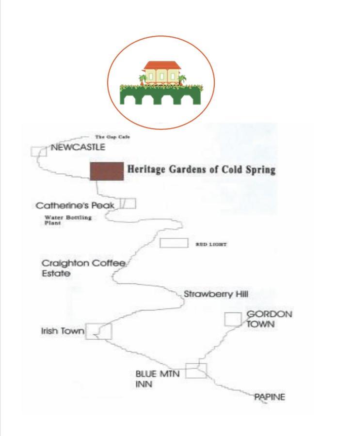 Barbecue Heritage Gardens Cottage - Jm نيوكاسل المظهر الخارجي الصورة